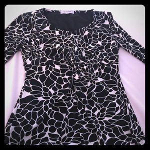 Merona Black and White Dress Shirt